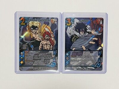 My Hero Academia Undaunted Raid - Manifest SR, A Spear And A Shield SR Foil (2)
