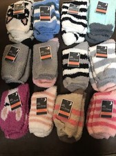 12-Pair Of West Loop Women's Cozy Socks Shoe Sizes 4-10 Multi Color RM-2 