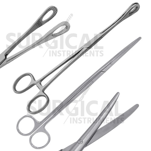 Juego de 28 instrumentos de circuncisión médico ginecología quirúrgica fórceps alemán talla - Imagen 7 de 8