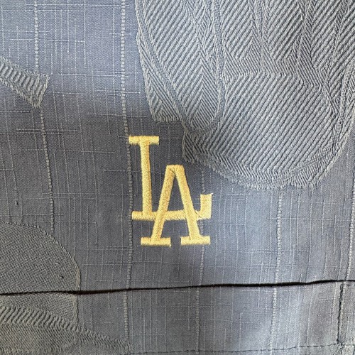 Reyn Spooner LA Dodgers Hemd Herren Large blau bestickt Regency Seide Jacquard - Bild 4 von 19