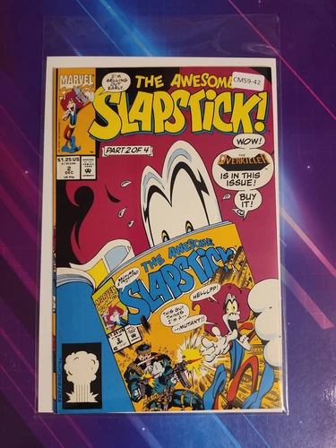 SLAPSTICK #2 VOL. 1 HIGH GRADE 1ST APP MARVEL COMIC BOOK CM59-42