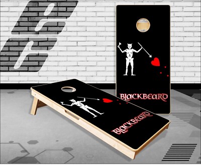 Blackbeard Cornhole Boards Bean Bag Toss Game
