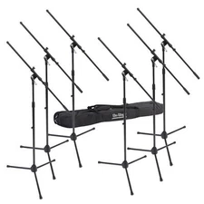 On-Stage MSP7706 Euroboom Mic Stand 6-Pack - MS7701B Euro Boom Microphone