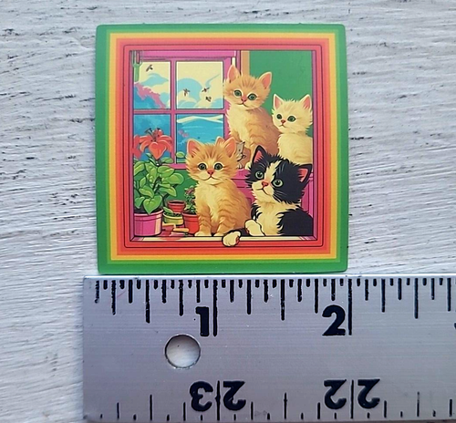 Haunted Doll Active Spirit Creepy Scary Killer Cats Kittens Window Sticker 1Pc - Picture 3 of 4
