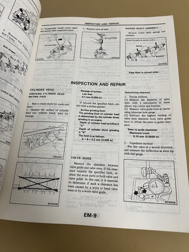 1985 Nissan Pulsar NX Factory Service Manual - Picture 3 of 9
