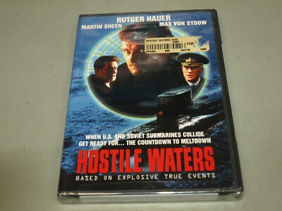 Hostile Waters (DVD, 2004) Rutger Hauer, Martin Sheen, Max Von Sydow   NEW