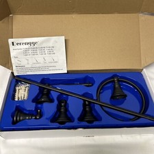 Derengge F-080-OB 4-Piece Bathroom Hardware Accessory Set with 18 Towel Bar -Tow