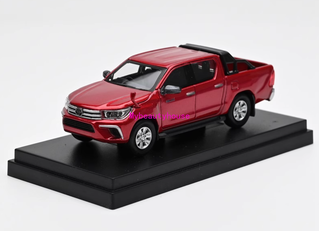 EBBRO 1:64 Red Hilux MK6 Pickup Truck Sports Model Diecast