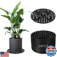 SENENQU 24PCS Plant Level Pot Elevator 8 Inch, Plant Risers for Pots, Heavy D
