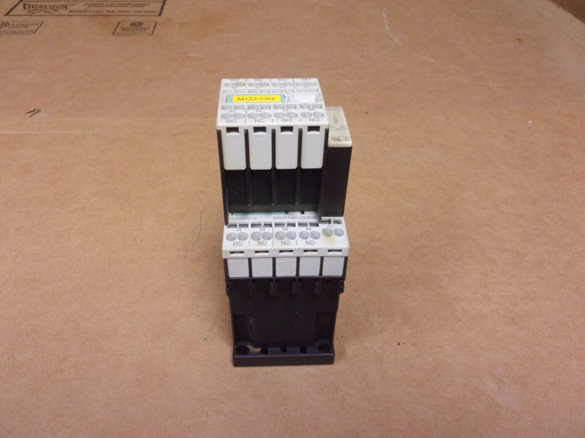 Siemens 3ZX1012-0RH11-1AA1 Contactor With 3RH1911-2FA31 Auxiliary