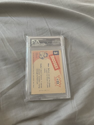 1959 fleer the 3 three stooges # 23…not Even Washington Woul Sleep Here..PSA 6 - Picture 3 of 3