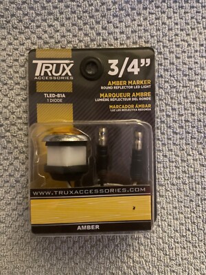 Trux Accessories 3/4'' Amber Marker Light 1 Diode