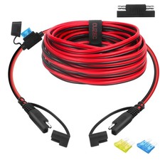 16FT/4.9m 16AWG SAE to SAE Extension Cable Quick Disconnect Wire Harness Conn...