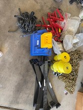 Trucking Equipment Lot Flatbed New Chains Binders Straps Tarps