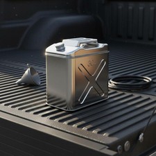 Stainless Steel Jerry Can Leak Proof Metal Can for Emergency, Road Trip
