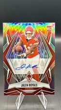 Jalen Royals RC 2025 #156 Panini Phoenix Rookie Auto /199 Chiefs