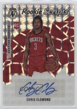 2019-20 Panini Mosaic Rookie Scripts Chris Clemons #RS-CCL Auto 0ud4