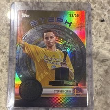 Topps 2025-26 Mvp Vault Stephen Curry Gold Rainbow #MVP-6 /50 Warriors NBA