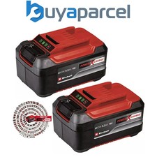 Image of Einhell 2 X 5.2Ah PLUS 18V Battery Power X-Change Rechargeable Dust Resistant