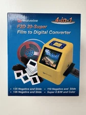 Wolverine F2D 20-Super 4-in-1 Film to Digital Converter.