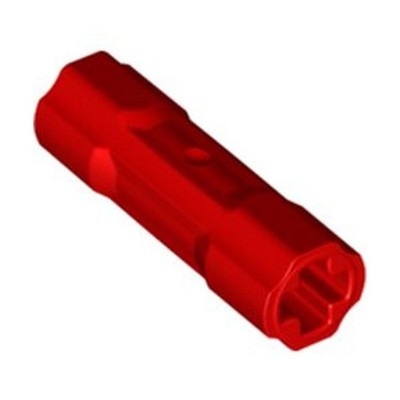 Lego Technic Bricks 6x Bright Red Cross Axle Extension 3M 3L 6273211 42195 NEW