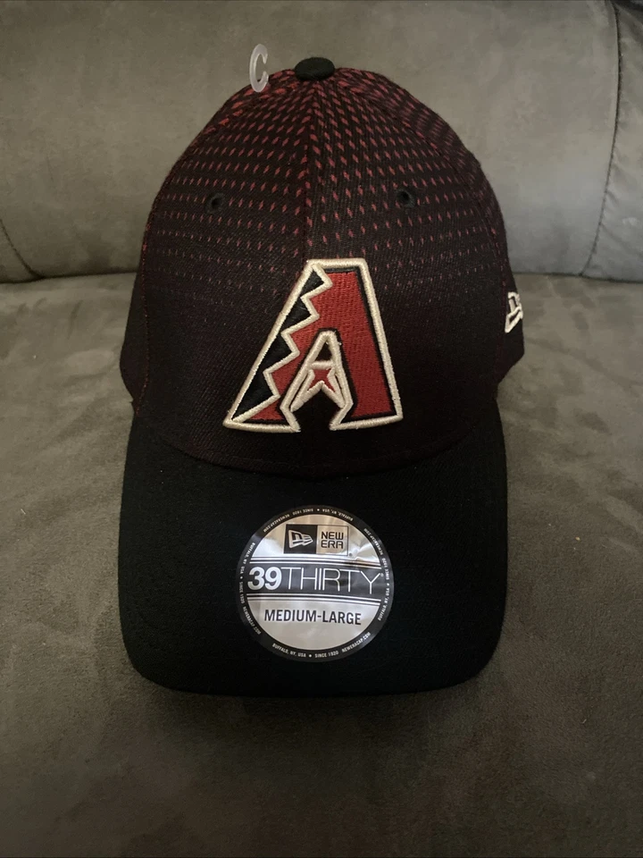 NWT New Era Arizona Diamondbacks 39THIRTY Hat Men’s Size: M/L Black - Image 2 of 4