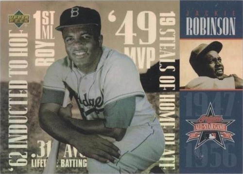 JACKIE ROBINSON 50th Anniversary Commemorative 18x24 POSTER (1997