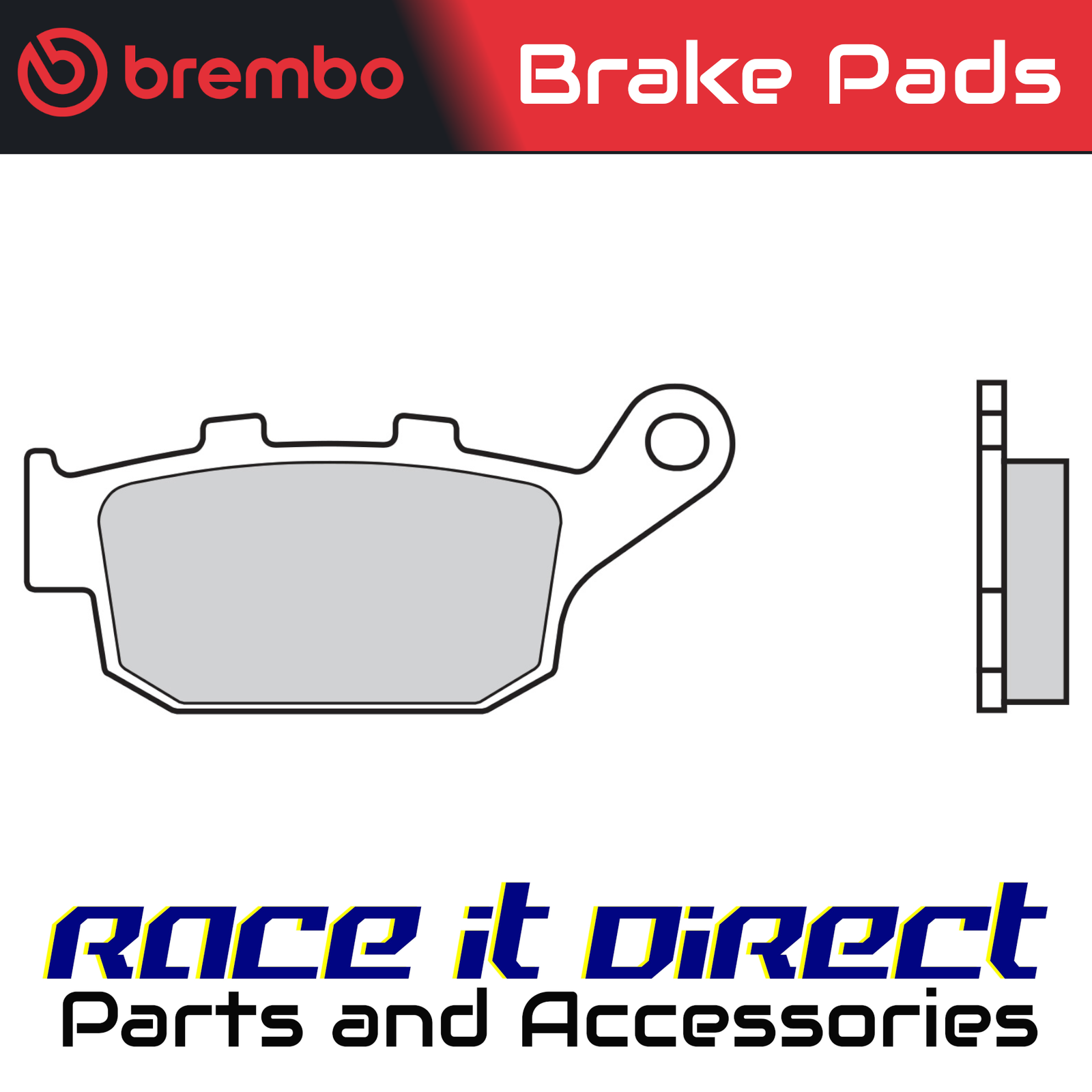 Brake Pads for TRIUMPH BONNEVILLE 1200 SPEEDMASTER 2019-2021 Rr OG Str Brembo
