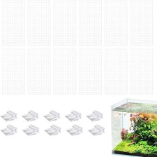 12 Pack Transparent Acrylic Tank Lid with Clips Aquarium Lid Hood Fish Tank Top