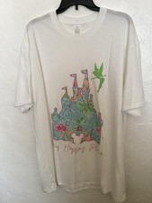 Disney Castle Woman&rsquo;s White Tee  &ldquo;MY HAPPY PLACE &ldquo; Sz 3X