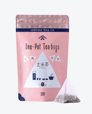 Ippodo Tea Genmaicha One Pot Teabags 9 Bags 10g Kyoto Japan New Crop 8/2026 Exp