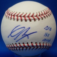 JSA Gavin Lux Autographed Signed AUTO INSCR MLB Robert D. Manfred Baseball