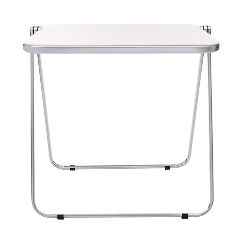 Foldable Acrylic Tray Table, Modern TV Tray, Small Folding Desk Space-Saving - Picture 12 of 15