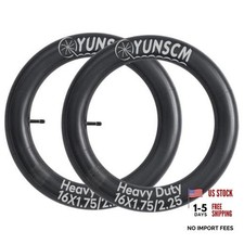 16" Heavy Duty Bike Tubes 16x1.75 16x1.95 16x2.10 16x2.125 AV Schrader Valve