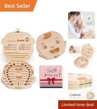 Childrens Tooth Keepsake Box with Water Resistance