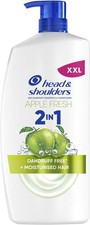 Head & Shoulders Apple Fresh 2in1 Anti Dandruff Shampoo, 800ml Pump, Up to 100% 17.33 per litre