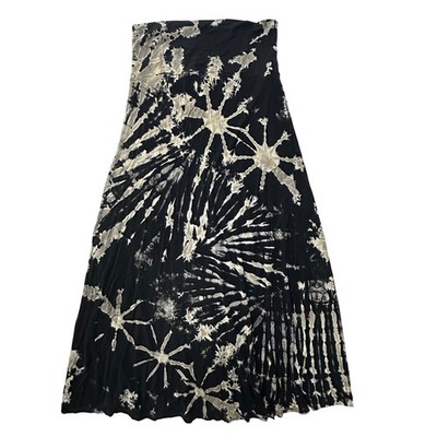 Kathmandu Imports Women's Soft Stretch Tie-Dye Maxi Skirt Y2K Festival Boho S/M