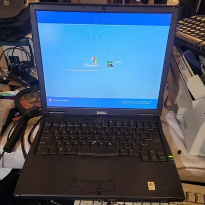 Vintage Dell Latitude C610 PP01L Laptop Windows XP 1.20GHz Pentium III (Box4)