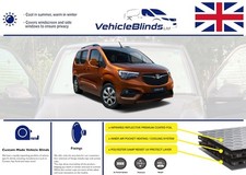 Thermal Blinds For Vauxhall Combo E XLong Wheelbase (2018-Now)