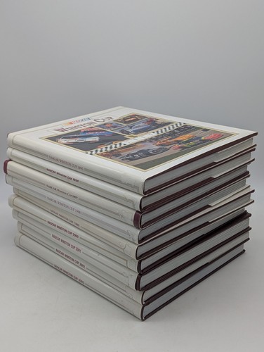 Lot 9 NASCAR Winston Cup Yearbook 1995 1996 1997 1998 1999 2000 2001 2002 2003