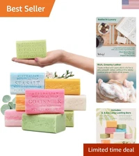 Vibrant Fragrance Triple Milled Soap Bars - 6.6 Oz Eco-Friendly Variety Pack