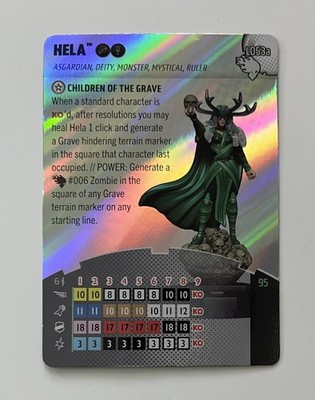 HELA L053A LEGACY CARD Wheels of Vengeance Marvel Heroclix