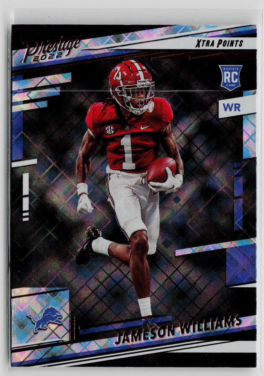 Jameson Williams Rookie - 2022 Prestige Xtra Points Diamond #307 Lions