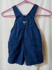 Blue OshKosh B'Gosh Overalls romper american flag Vestbak 12-18M great condition — photo 2