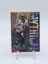 2019 Panini Donruss Optic Football MYTHICAL SILVER PRIZM M-8 Drew Brees Case Hit