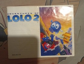 Adventures of Lolo 2 Nintendo NES PAL ITA CIB Complete Retro Game
