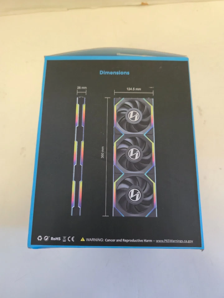 FANS ONLY - Lian Li Uni Fan SL Wireless LCD 120 - Black - 3 Pack - Image 4 of 4