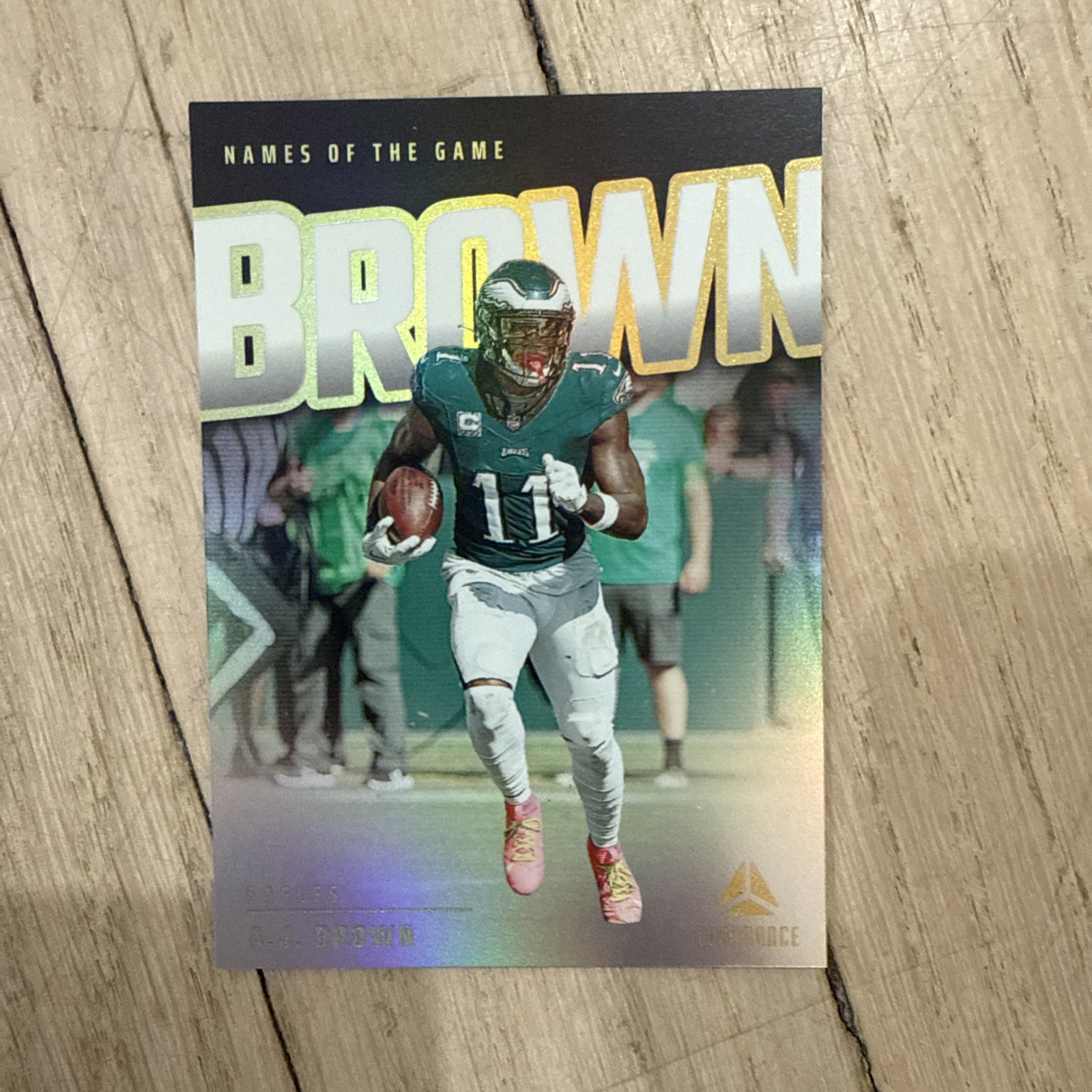 2024 PANINI LUMINANCE A.J. BROWN NAMES OF THE GAME #NG-ABN CLEAN 🧼