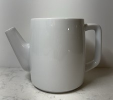 Vintage White Stoneware Hvidpot Teapot Design...