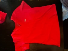 Figs Women's Red with Yola Scrub Top 